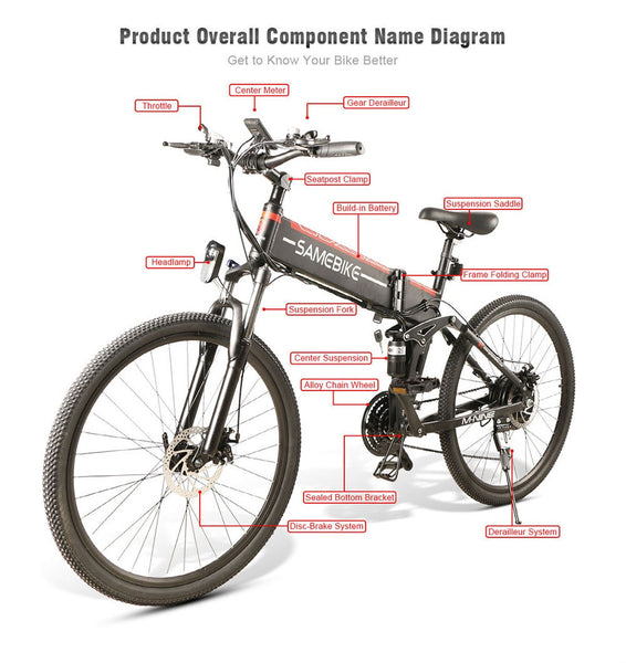 Electric Free Runner SameBike Smart Bike