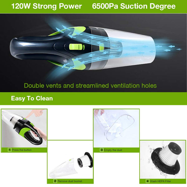 High-Power Handheld Mini Cordless Vacuum