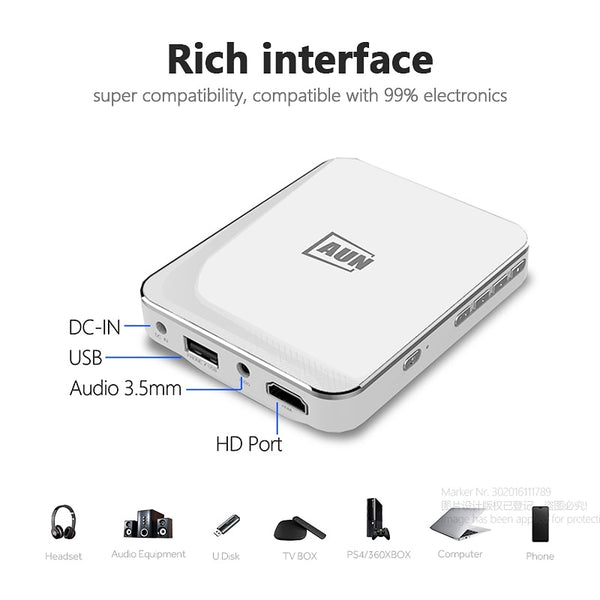 MINI Portable Projector X3 / 1080P Home Cinema